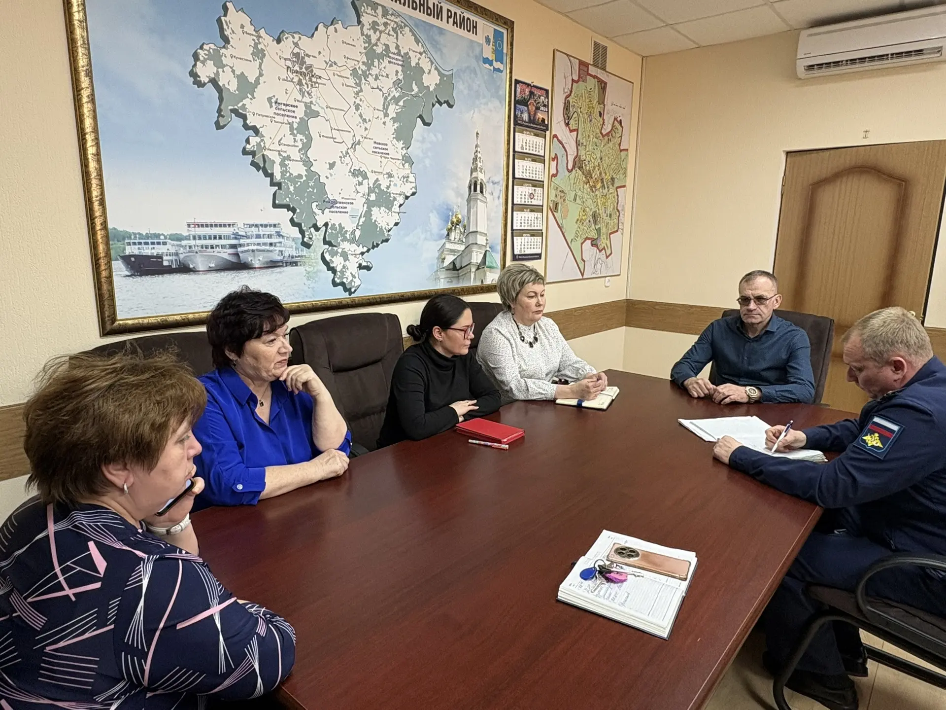 Заседание Штаба по отбору граждан на военную службу по контракту.
